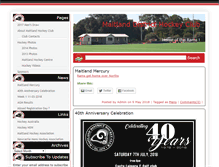 Tablet Screenshot of maitlandhockeyclub.org.au